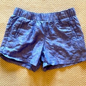 Linen Lillly Pulitzer blue shorts